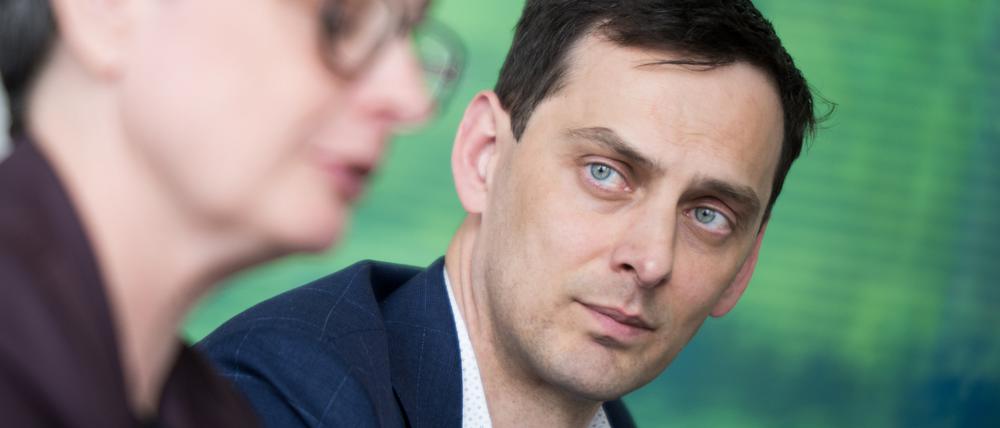 Nicola Böcker-Giannini und Martin Hikel (beide SPD).