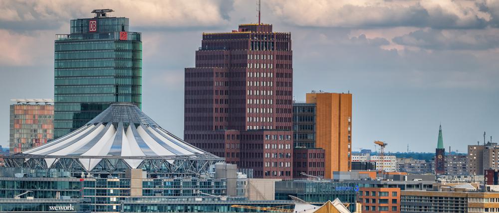 Fernaufnahme der Berliner Philharmonie