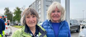 Marion Herzog (79) und Barbara Posern (81) vom Sozialkaufhaus „Rumpelbasar“.