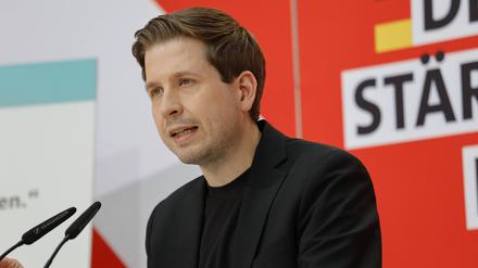 Kevin Kühnert, SPD, wurde Opfer einer russischen Cyberattacke. 