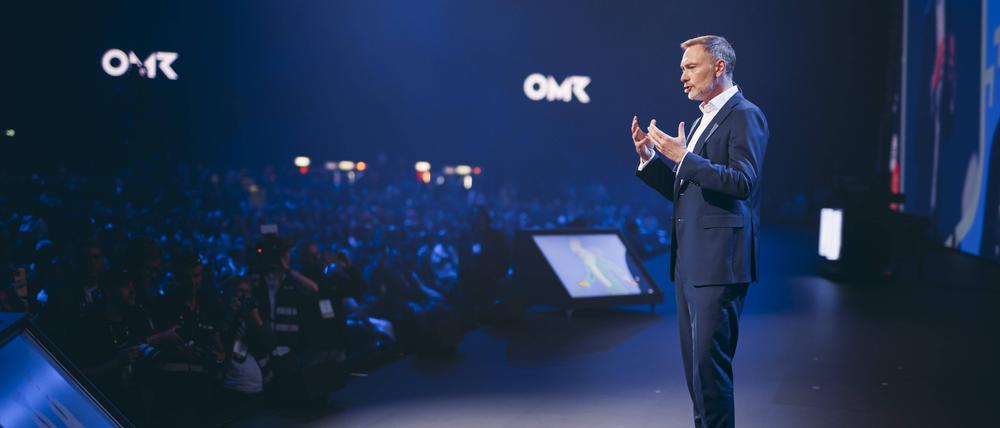 Christian Lindner beim OMR-Festival