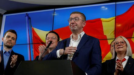 Hristijan Mickoski könnte Regierungschef werden.