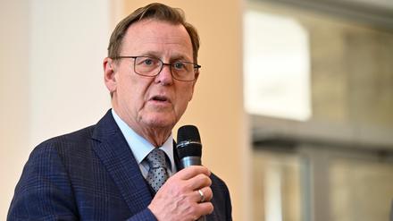 Der Ministerpräsident von Thüringen: Bodo Ramelow (Linke).