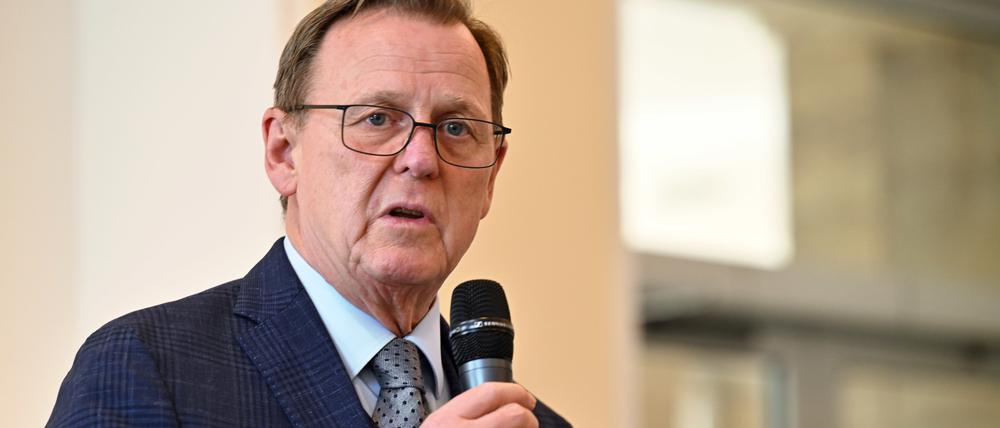 Der Ministerpräsident von Thüringen: Bodo Ramelow (Linke).