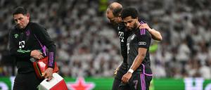 Serge Gnabry musste gegen Real Madrid früh ausgewechselt werden.