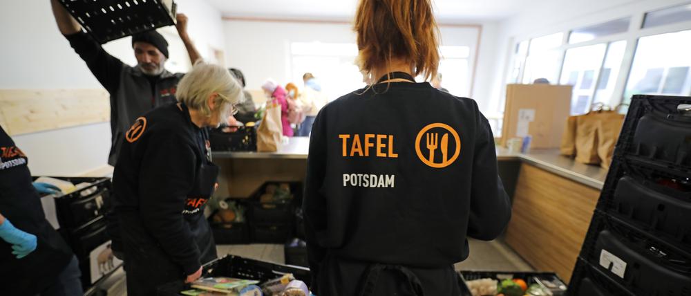 Potsdamer Tafel. Ausgabestelle der "Tafel Potsdam" in der Drewitzer Straße.