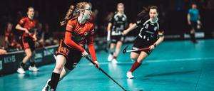 Beim Final Four spielen die Floorball-Spielenden in der Max-Schmeling-Halle.