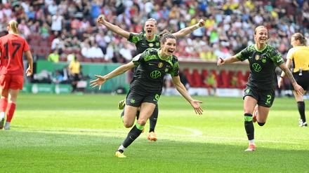 Dominique Janssen erzielte das 2:0 für den VfL Wolfsburg.