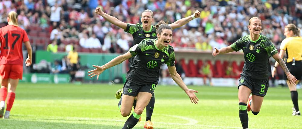 Dominique Janssen erzielte das 2:0 für den VfL Wolfsburg.