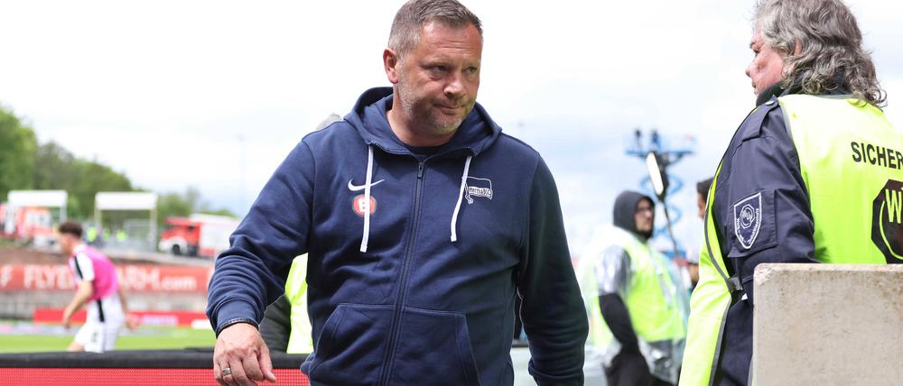 Hertha-Trainer Pal Dardai muss gehen.