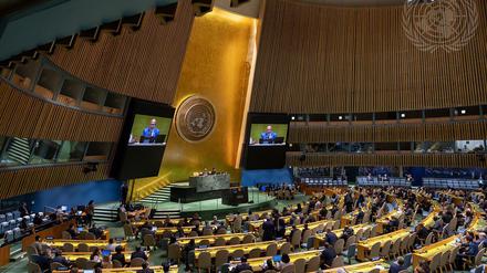 Bei einer Dringlichkeitssitzung am Freitag stimmte die UN-Generalversammlung mit überwältigender Mehrheit für eine Stärkung der Rechte Palästinas bei den Vereinten Nationen.