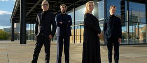 Das Quartett SDLW, von links: Christopher Dell, Jonas Westergaard, Tamara Stefanovich, Christian Lillinger.