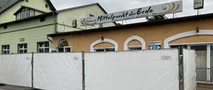 Das Restaurant „Mittelpunkt der Erde“ an der Berliner Stadtgrenze ist am Wochenende der Ort eines neurechten Vernetzungstreffens.