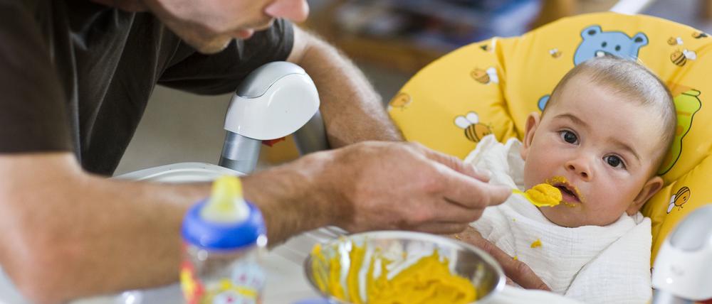 Wenn Milch nicht geht oder reicht muss Brei her. 