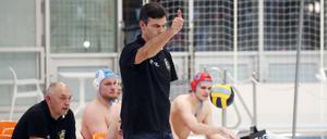 Trainer Alexander Tchigir und der OSC Potsdam haben zum ersten Mal gegen die Wasserfreunde gewonnen.  