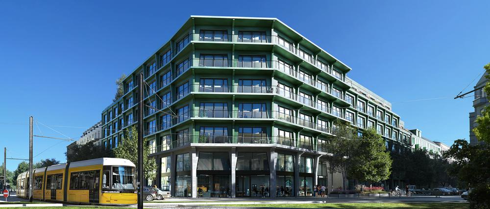 So soll das Haus an der Warschauer Straße aussehen.