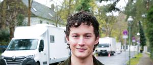 Lennart K., 28 Jahre, im dritten Lehrjahr in der Ausbildung zum Kaufmann für audiovisuelle Medien beim Medienboard Berlin-Brandenburg.