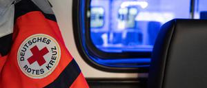 Fahrerkabine eines DRK-Rettungswagens