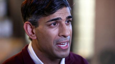 Der britische Premierminister Rishi Sunak