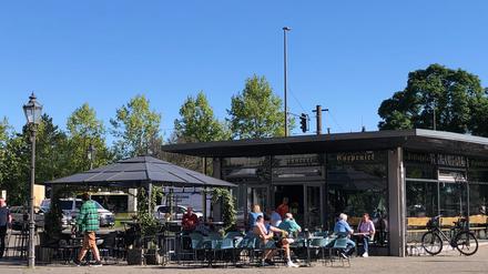Die Brauerei auf dem Köpenicker Schlossplatz soll ihren Pavillon abbauen