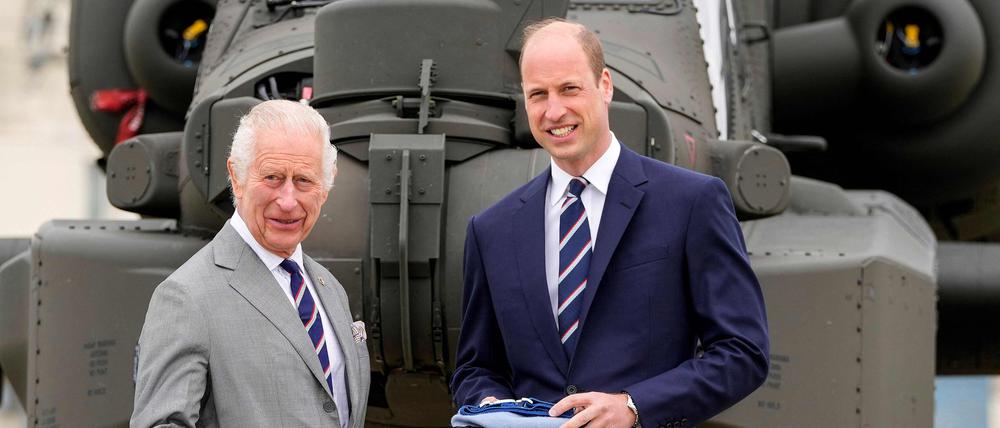 Charles III. übergibt offiziell das Amt des Colonel-in-Chief des Army Air Corps an den britischen Prinzen William, Prinz von Wales.