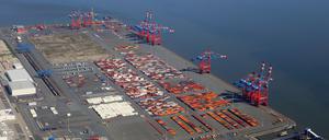 Der Hafen von Wilhelmshaven. Er spielt eine große Rolle bei der Entstehung der Wasserstoff-Wertschöpfungskette. 