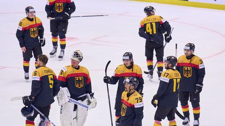 Die deutschen Eishockeyspieler wollen das Minimalziel Viertelfinale erreichen.