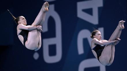 Lena Hentschel (li.) nahm 2021 bereits an den Olympischen Spielen teil. Nun will sie sich mit ihrer Partnerin Jette Müller erneut dafür qualifizieren.