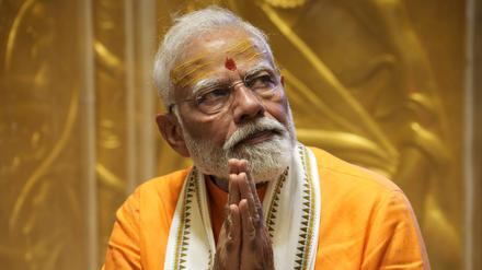 Großer Favorit bei den Wahlen in Indien: Premierminister Narendra Modi (73).