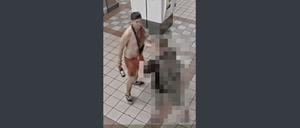 Ein Sprayer schubste einen Mann ins Gleisbett der U-Bahn, nachdem dieser ihn angesprochen hatte.