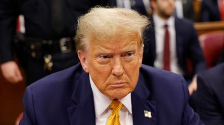 Michael Cohen sagt im Schweigegeldprozess gegen Donald Trump aus.