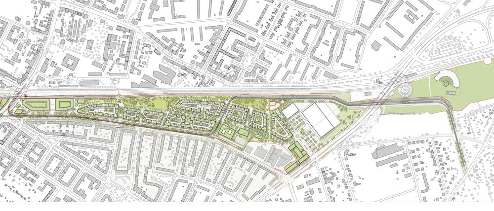 Renderings/Grafiken zum Bauvorhaben Pankower Tor von Nöfer Architekten