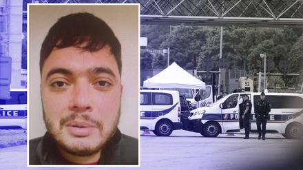 Frankreich sucht diesen Mann: Am Dienstag wurde er von Komplizen befreit, als er von der Polizei von einem Gefängnis zu einem anderen gebracht werden sollte.