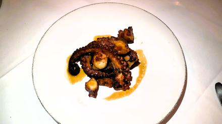 Pulpotentakel im Restaurant Anabelas Kitchen in Charlottenburg.