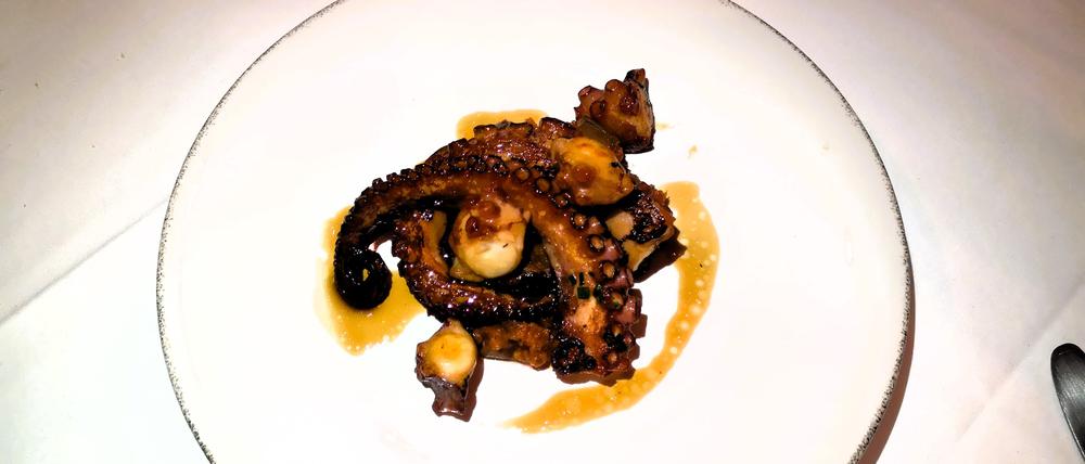 Pulpotentakel im Restaurant Anabelas Kitchen in Charlottenburg.