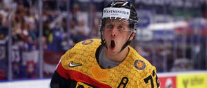 Ein Tor, das befreite. Dominik Kahun nach seinem Treffer zum 1:0.