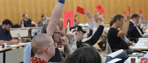 Stadtverordnetenversammlung Potsdam. Letzte Sitzung vor der Kommunalwahl.