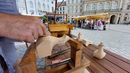 Welterbefest auf dem Alten Markt Potsdam. Unter dem Motto KulturSpur 22  entdeckt die Potsdamer Kulturerben findet  das diesjährige Fest der Kulturerben auf dem Alten Markt in Potsdam statt