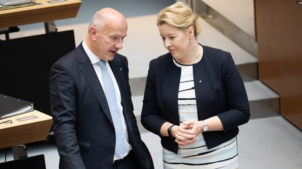 Die Gespräche der Parteien von Berlins Regierendem Bürgermeister Kai Wegner (CDU) und Wirtschaftssenatorin Franziska Giffey (SPD) zu den Haushaltskürzungen dauern länger.
