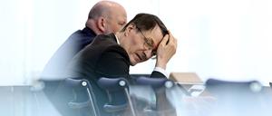 Karl Lauterbach sah bei der Vorstellung seiner Klinikreform selbst nicht immer sehr zuversichtlich aus.
