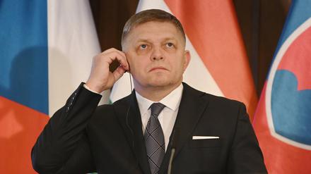 Robert Fico, Ministerpräsident der Slowakei,