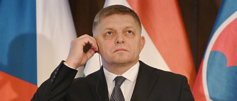 Robert Fico, Ministerpräsident der Slowakei,