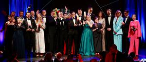 Die Preisträgerinnen und Preisträger der diesjährigen Start-up Awards.