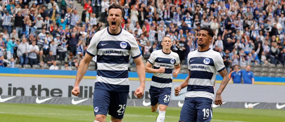 Herthas Haris Tabakovic fehlen nur noch 90 Minuten zum Gewinn der Torjägerkanone.