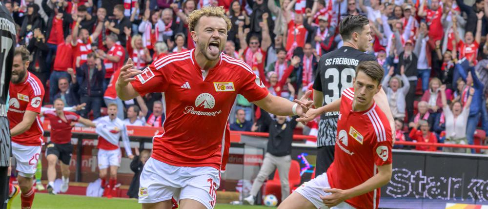 Benedict Hollerbach erzielte das 1:0 für den 1. FC Union.