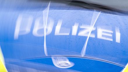 Ein Polizeiauto in Brandenburg. (Symbolbild)