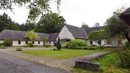 Brandenburg, Bogensee: Blick auf den ehemaligen Landsitz von NS-Propagandaminister Goebbels.