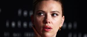 Scarlett Johansson auf den 76. Filmfestspielen in Cannes während einer Pressekonferenz für den Film „Asteroid City“.