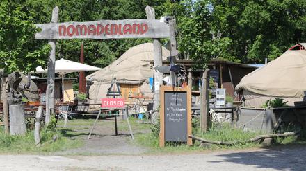 Weiterhin ist unklar, wie es mit dem Nomadenland im Volkspark weitergeht.