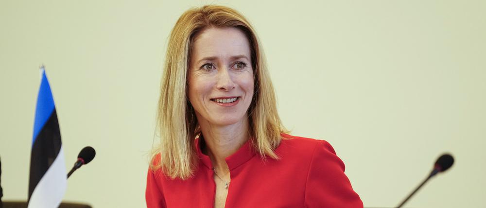 Kaja Kallas, Ministerpräsidentin von Estland (Archivbild).
